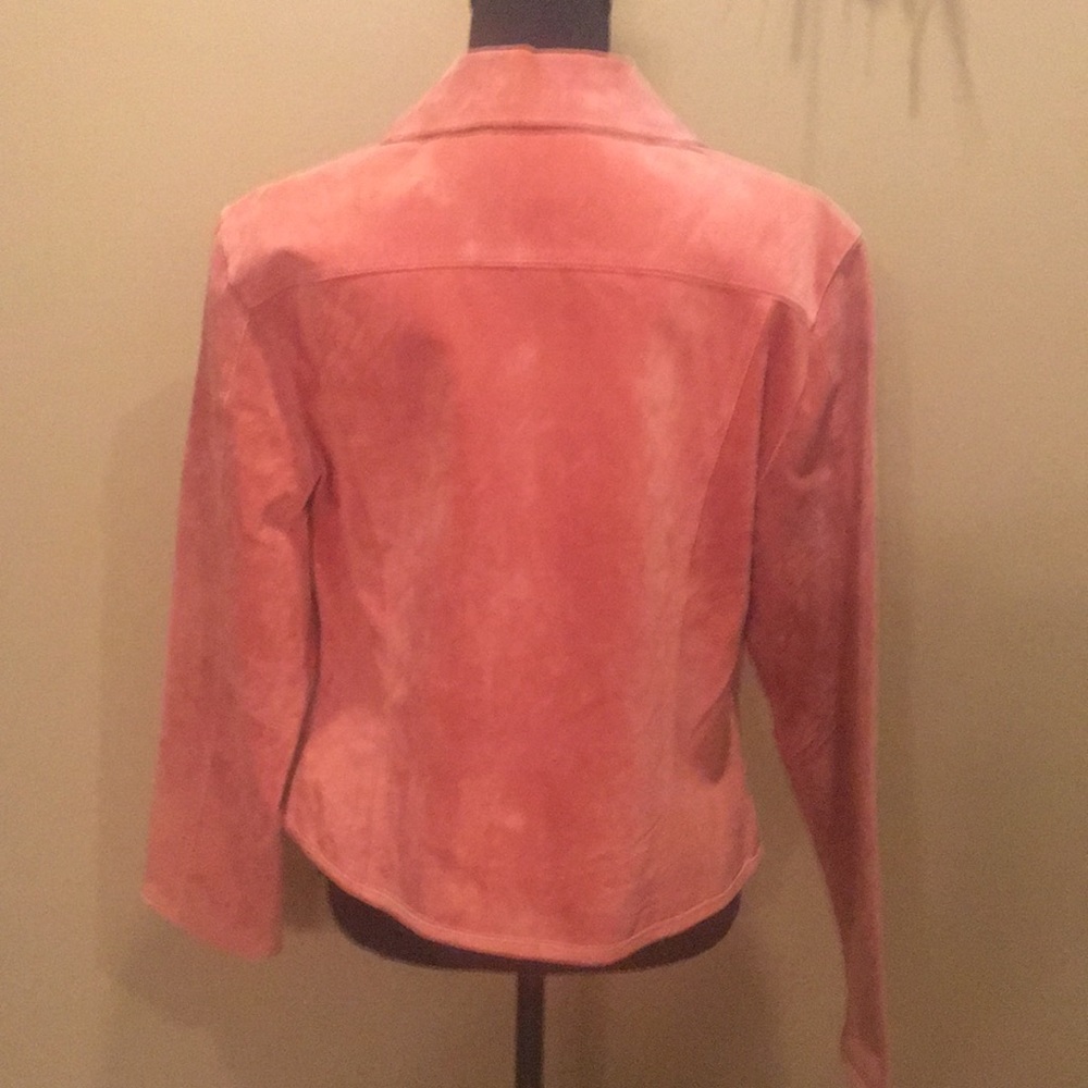 Button down leather jacket - Picture 2 of 2
